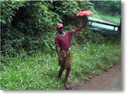 �}�Ζʂ𒼐��ŋ삯����ė����Ԕ���̂��ɂ�����