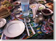 �H��e�[�u���̏�